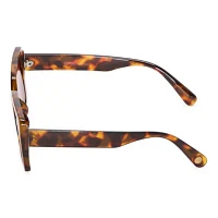 BCBGeneration Oversized Square Tortoise Womens UV Protection Square Sunglasses