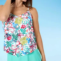 Sonnet Shores Floral Tankini Swimsuit Top