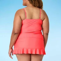 Liz Claiborne Tankini Swimsuit Top Plus