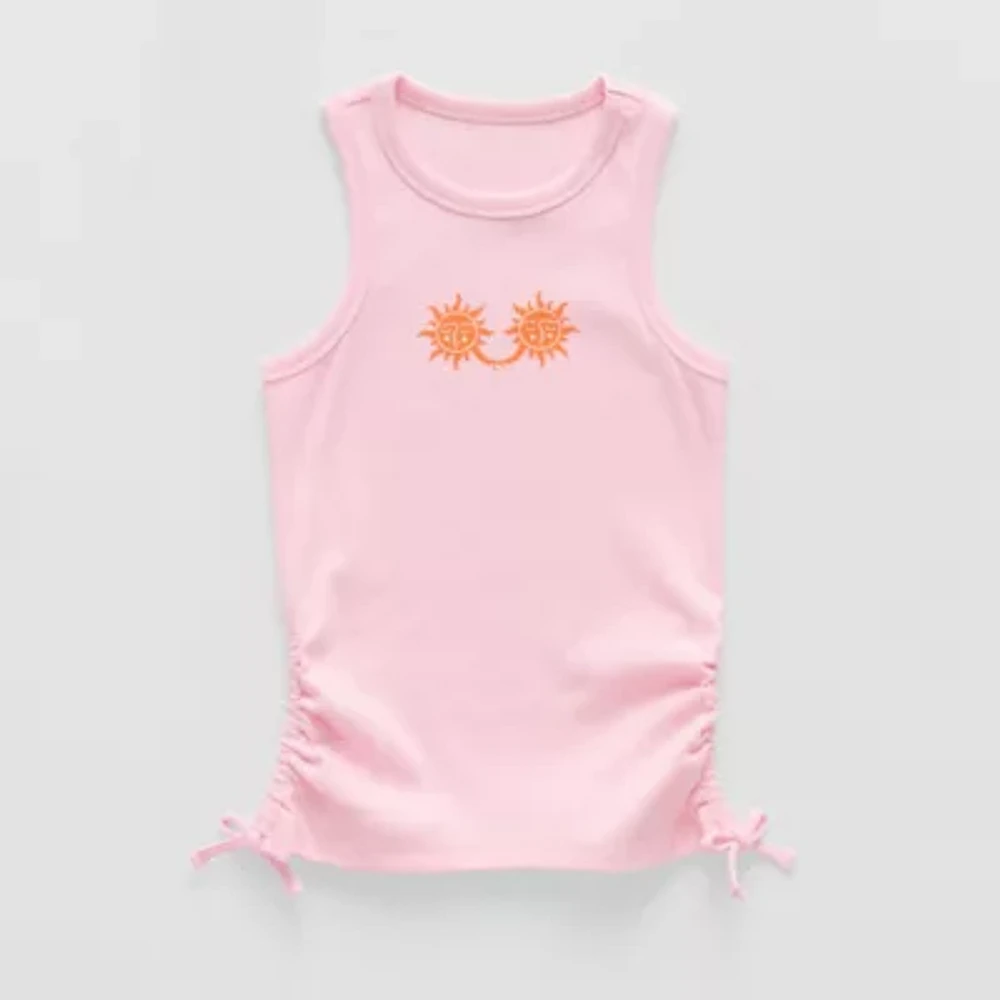 Thereabouts Little & Big Girls Round Neck Tank Top