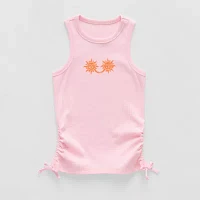 Thereabouts Little & Big Girls Round Neck Tank Top