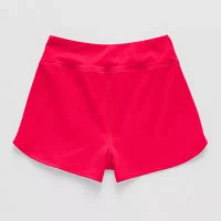 Xersion Little & Big Girls Stretch Fabric Mid Rise Pull-On Short