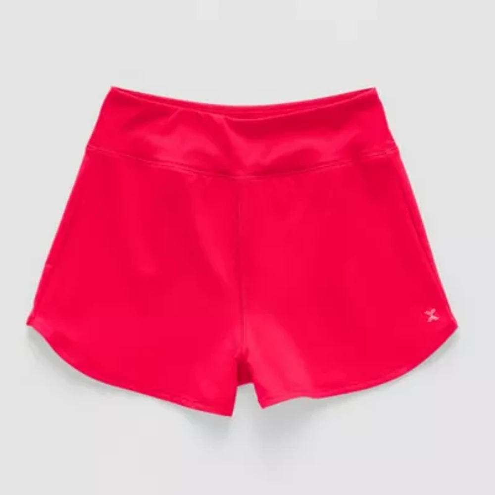 Xersion Little & Big Girls Stretch Fabric Mid Rise Pull-On Short