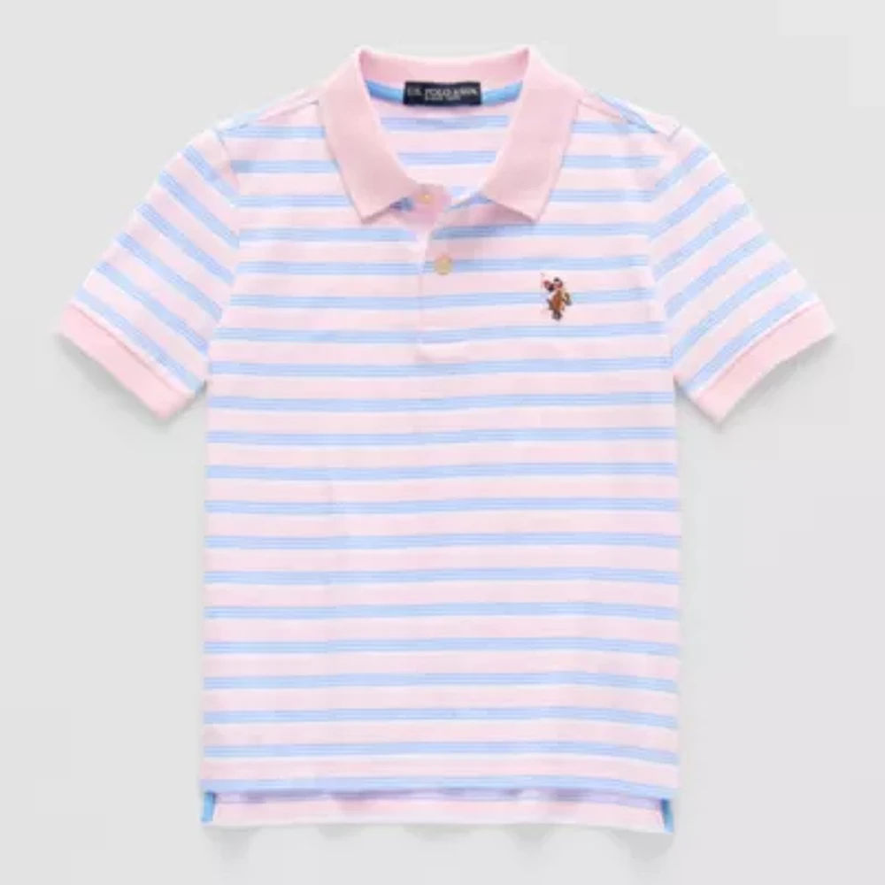 U.S. Polo Assn. Little & Big Boys Embroidered Short Sleeve Shirt