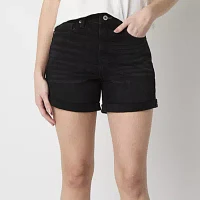 Arizona Womens High Rise Short-Juniors