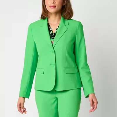 Black Label by Evan-Picone Womens Classic Fit Suit Jacket