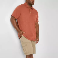 mutual weave Big and Tall Mens Regular Fit Short Sleeve Polo Shirt