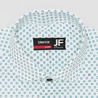 J. Ferrar Mens Slim Fit Stretch Fabric Wrinkle Free Long Sleeve Dress Shirt