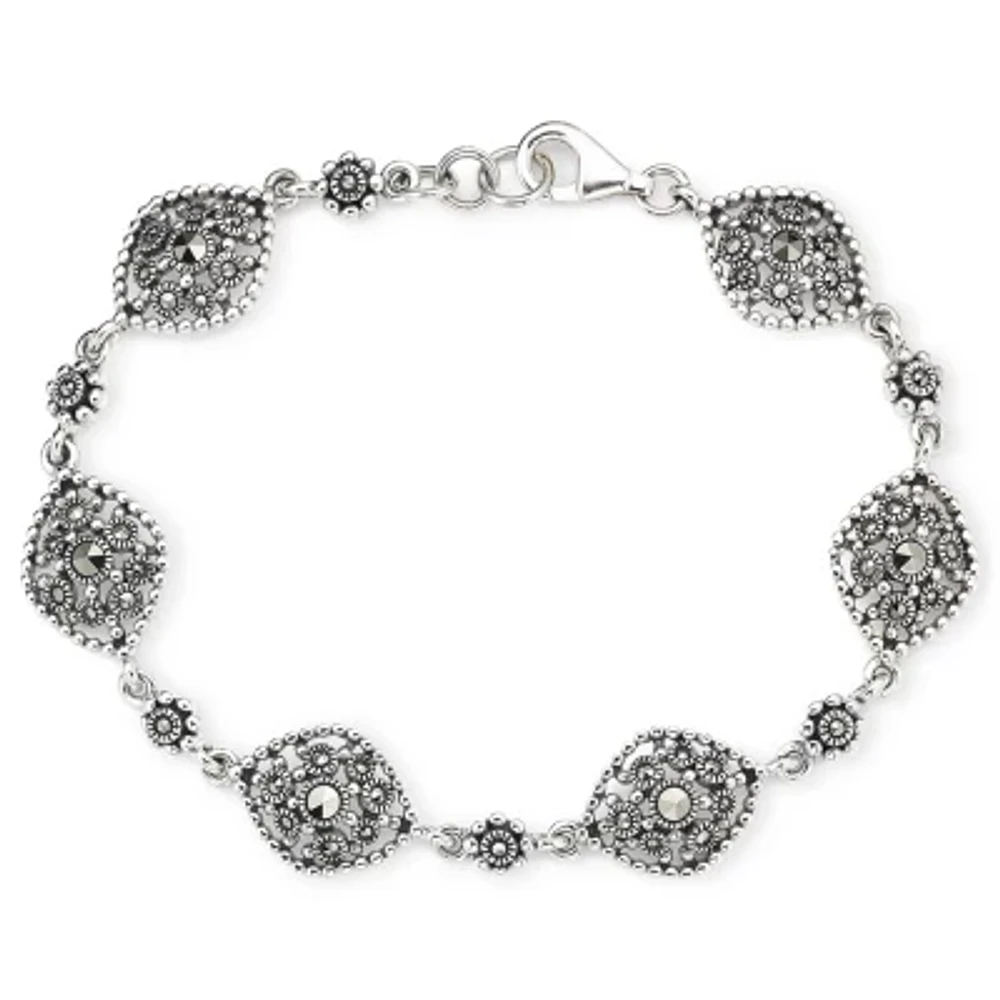Marcasite Station Bracelet