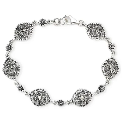 Marcasite Station Bracelet