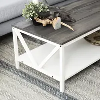 48" Distressed Farmhouse Coffee Table