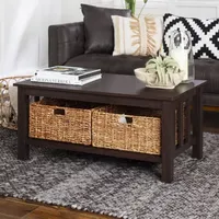 Mission Style Storage Coffee Table