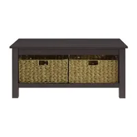 Mission Style Storage Coffee Table