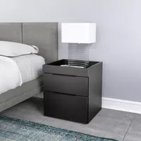 Capri Bedroom Collection 2-Drawer Nightstand