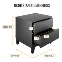 Mackay Bedroom Collection 1-Drawer Nightstand