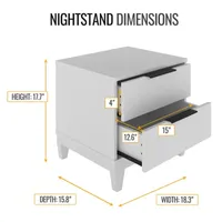 Mackay Bedroom Collection 1-Drawer Nightstand