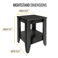 Prato Bedroom Collection Nightstand