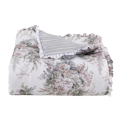 Royal Court Estelle 4-pc. Floral Extra Weight Comforter Set