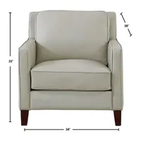 Ashby Track-Arm Leather Chair