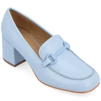 Journee Collection Womens Nysaa Block Heel Pumps