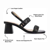 Journee Collection Womens Ismay Heeled Sandals