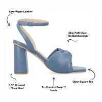 Journee Collection Womens Lottey Heeled Sandals