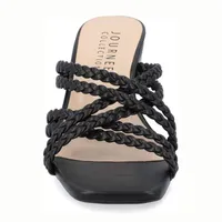 Journee Collection Womens Baylen Wedge Sandals