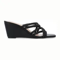 Journee Collection Womens Baylen Wedge Sandals