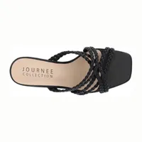 Journee Collection Womens Baylen Wedge Sandals