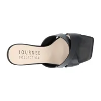 Journee Collection Womens Chazz Heeled Sandals