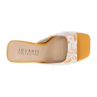 Journee Collection Womens Daivia Heeled Sandals