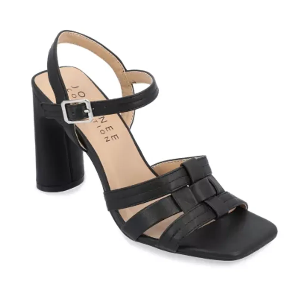 Journee Collection Womens Gibssen Heeled Sandals