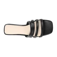 Journee Signature Womens Cendi Slide Sandals