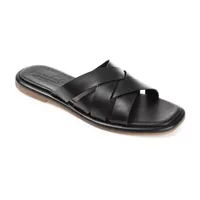 Journee Signature Womens Parkker Slide Sandals