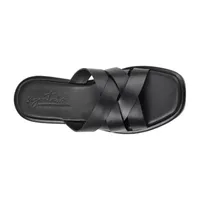 Journee Signature Womens Parkker Slide Sandals