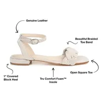 Journee Signature Womens Sellma Strap Sandals