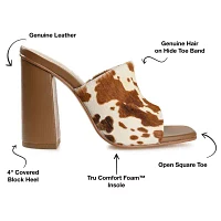 Journee Signature Womens Deena Block Heel Pumps