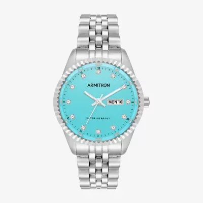 Armitron Womens Silver Tone Bracelet Watch 75/5849lbsv