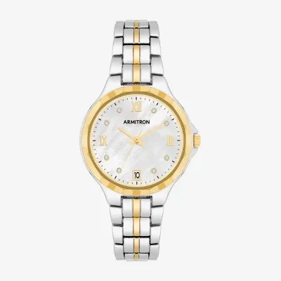 Armitron Womens Two Tone Bracelet Watch 75/5879mptt