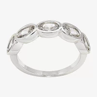 Sparkle Allure Cubic Zirconia Pure Silver Over Brass Band