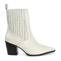 Journee Signature Womens Markka Stacked Heel Booties