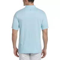 Cubavera Pique Mens Regular Fit Short Sleeve Polo Shirt