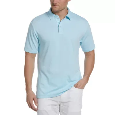 Cubavera Pique Mens Regular Fit Short Sleeve Polo Shirt
