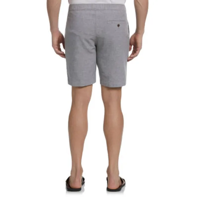 Cubavera Men's Linen Blend Pull-On Drawstring Cargo Shorts