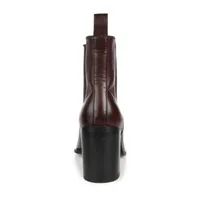 Journee Signature Womens Rowann Stacked Heel Booties