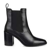 Journee Signature Womens Rowann Stacked Heel Booties