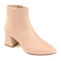 Journee Signature Womens Tabbie Block Heel Booties