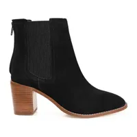 Journee Signature Womens Tazlyn Stacked Heel Booties