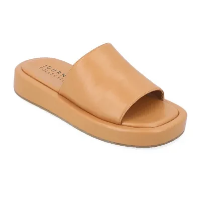 Journee Collection Womens Denrie Slide Sandals
