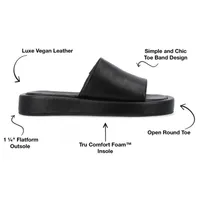 Journee Collection Womens Denrie Slide Sandals